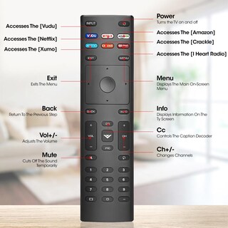 Foto 5 | Foto 5 | Pack De 3 Controles Remotos Para Vizio Smart Tv Hd Lcd 4k Uhd Hdr - Venta Internacional.