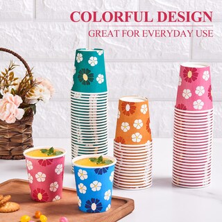 Foto 6 | Foto 6 | Vasos De Papel Desechables Kgktu De 5 Onzas 500 Unidades Colores (x4) - Venta Internacional.