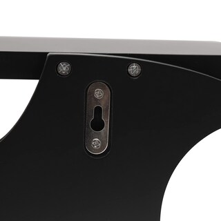 Foto 4 | Foto 4 | Estante Para Murciélagos Floating Shelves Hzyslyj De 40 Cm Con 3 Ganchos Para Llaves Color Negro - Venta Internacional.