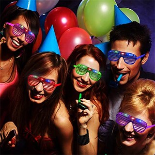 Foto 2 | Foto 2 | Paquete De 60 Gafas Con Iluminación Ay Led Neón Como Obsequio Para Fiestas - Venta Internacional.