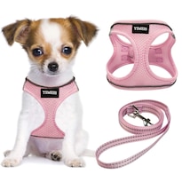 Set De Arnés Y Correa Para Perros Yimeis Reflective Para Perros  Color Rosa - Venta Internacional.