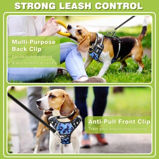 Foto 3 | Foto 3 | Arnés Para Perros Winsee Sin Tirón Con Collar Para Perros Medianos - Venta Internacional.