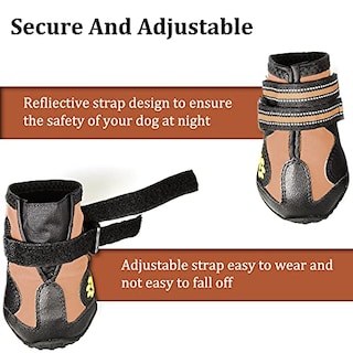 Foto 3 | Foto 3 | Botas Para Perros Seguras Y Antideslizantes Impermeables Para Perros De Talla M Y L - Venta Internacional.