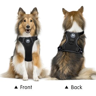 Foto 3 | Foto 3 | Arnés Para Perros Poypet Malla Reflectante Suave Y Transpirable Negra L - Venta Internacional.