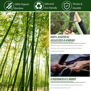 Foto 5 | Foto 5 | Back Scratcher Renook Mango Largo De Madera De Bambú (3 Unidades) - Venta Internacional.