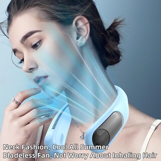Foto 5 | Foto 5 | Ventilador De Cuello Namecute Portátil Sin Aspas Led De 4 Velocidades 6000 Mah - Venta Internacional.