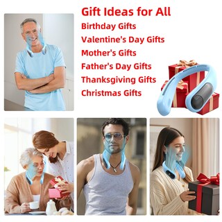 Foto 6 | Foto 6 | Ventilador De Cuello Namecute Portátil Sin Aspas Led De 4 Velocidades 6000 Mah - Venta Internacional.