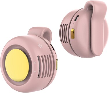 Foto 1 | Foto 1 | Ventilador Portátil Sin Aspas Tfqxa1z Recargable Durante 6 Horas Color Rosa - Venta Internacional.