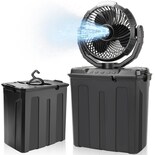 Ventilador Nebulizador Ruimos Portátil Para Exteriores Con Tanque De Agua De 9 Litros - Venta Internacional.