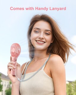 Foto 6 | Foto 6 | Ventilador Portátil Tripole Mini Personal Con 3 Velocidades Color Rosa - Venta Internacional.