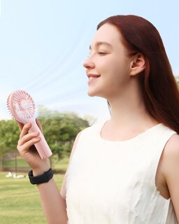 Foto 7 | Foto 7 | Ventilador Portátil Tripole Mini Personal Con 3 Velocidades Color Rosa - Venta Internacional.