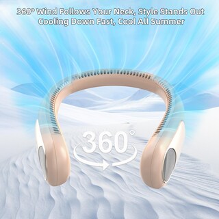 Foto 2 | Foto 2 | Ventilador De Cuello Namecute Portátil Sin Aspas Led De 4 Velocidades 6000 Mah - Venta Internacional.