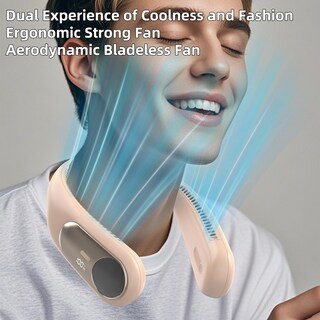 Foto 5 | Foto 5 | Ventilador De Cuello Namecute Portátil Sin Aspas Led De 4 Velocidades 6000 Mah - Venta Internacional.