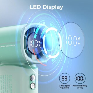 Foto 5 | Foto 5 | Turboventilador Portátil Portátil K-runman De 100 Velocidades  Color Verde - Venta Internacional.