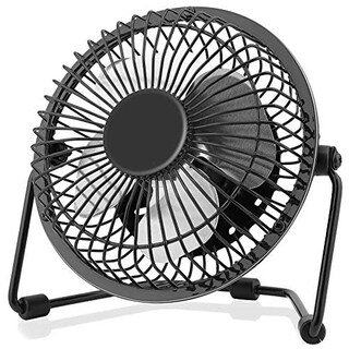 Foto 2 | Foto 2 | Ventilador De Escritorio Xasla Usb Pequeño De 10 Cm Con Ángulo De Inclinación Ajustable De 360° Negro - Venta Internacional.