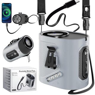 Foto 1 | Foto 1 | Ventilador De Cintura Portátil Con Clip Ecger Mf118 Con Batería De 6000 Mah - Venta Internacional.