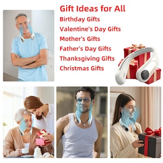 Foto 6 | Foto 6 | Ventilador De Cuello Namecute Portátil Sin Aspas Led De 4 Velocidades 6000 Mah - Venta Internacional.