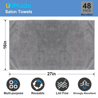 Foto 2 | Foto 2 | Juego De Toallas De Gimnasio Unimade De Microfibra Altamente Absorbente Paquete De 48 - Venta Internacional.