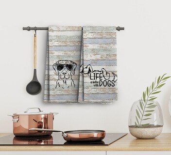 Foto 5 | Foto 5 | Juego De Toallas Noql: Paños De Cocina Toallas De Mano Y Paños De Cocina Para Perros Noql - Venta Internacional.