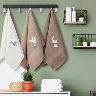 Foto 5 | Foto 5 | Toallas De Mano Hillsuren Silly Goose Brown Farmhouse X3 - Venta Internacional.