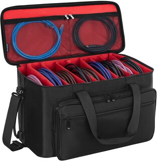 Foto 1 | Foto 1 | Bolsa De Viaje Con Cable Y Archivador Akozlin Con Separadores Color Rojo - Venta Internacional.