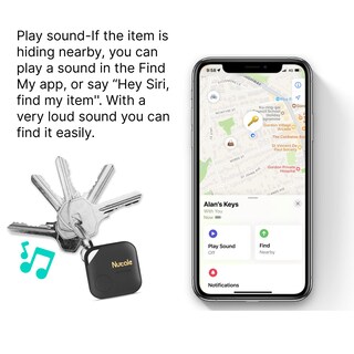 Foto 4 | Foto 4 | Localizador De Llaves Bluetooth Nutale Airpro Ios Blanco Y Negro - Venta Internacional.