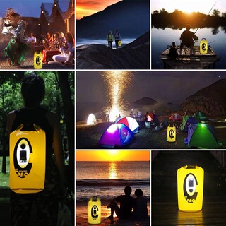 Foto 2 | Foto 2 | Bolsa Impermeable Qoolife De 20 Litros Con Altavoz Solar Bluetooth Y Luz - Venta Internacional.