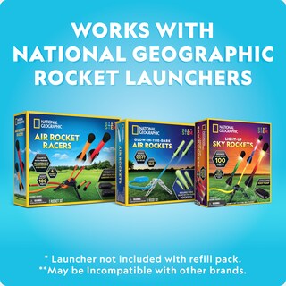 Foto 2 | Foto 2 | Recambio De Juguete Air Rocket Led Rocket X5 De National Geographic - Venta Internacional.