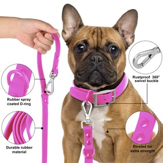Foto 3 | Foto 3 | Correa Para Perro Wisedog Impermeable Estándar 1 5 M/1 8 M De Longitud Rosa - Venta Internacional.