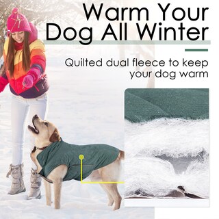 Foto 3 | Foto 3 | Chaqueta De Invierno Para Perros Thinkpet Impermeable Para Clima Frío 2xl - Venta Internacional.