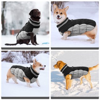 Foto 6 | Foto 6 | Chaqueta De Invierno Fuamey Para Perro Chaleco Acolchado De Forro Polar Azul Xxl - Venta Internacional.
