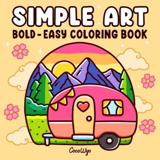 Foto 1 | Foto 1 | Libro Para Colorear Lindesa Simple Art Para Adultos Y Adolescentes - Venta Internacional.