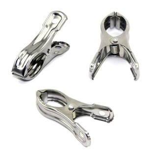 Foto 5 | Foto 5 | Pinzas Para Colgar Ropa Fommen Row Cover Clips Paquete De 40 Unidades Acero Inoxidable - Venta Internacional.