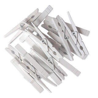Foto 3 | Foto 3 | Pinzas Para Ropa Lwr Crafts De Madera Tamaño Grande 8 4 Cm 30 Unidades Color Blanco - Venta Internacional.