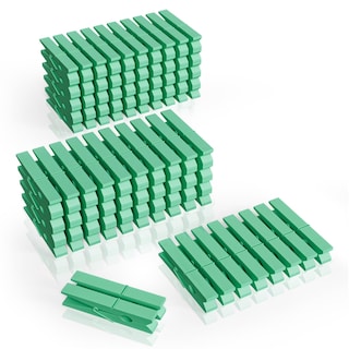 Foto 1 | Foto 1 | Pinzas Gomedi De Madera Verde  100 Unidades  7 3 Cm  Para Colgar - Venta Internacional.