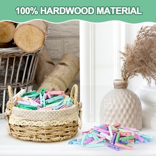 Foto 5 | Foto 5 | Pinzas Gomedi De Madera Para Ropa 100 Unidades Color Azul Para Manualidades - Venta Internacional.