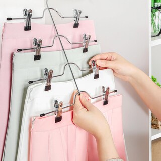 Foto 4 | Foto 4 | Perchas Para Faldas Topia Hanger De Metal De 4 Niveles Para Mujer Paquete De 4 Color Negro - Venta Internacional.