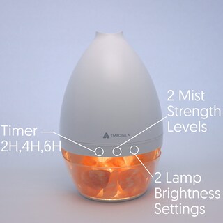 Foto 5 | Foto 5 | Humidificador Ultrasónico Con Difusor De Lámpara De Sal Del Himalaya  500 Ml - Venta Internacional.