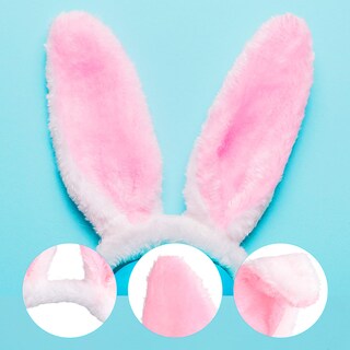 Foto 6 | Foto 6 | Diademas De Peluche Max Fun Con Orejas De Conejo De Pascua Para Niños Y Adultos - Venta Internacional.