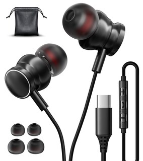 Foto 1 | Foto 1 | Auriculares Usb C Con Cable Gsangoo Para Iphone 16/15 Pro Max Negros - Venta Internacional.