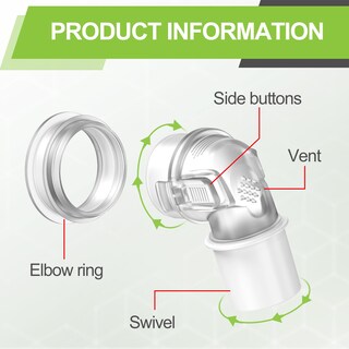 Foto 2 | Foto 2 | Set De Conectores De Codo Medicolor Para Airfit F30i P30i N30i - Venta Internacional.