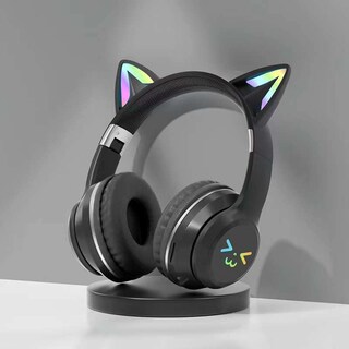 Foto 1 | Foto 1 | Auriculares Bluetooth Tskvt Para Niños Con Límite De Volumen Seguro Color Negro - Venta Internacional.