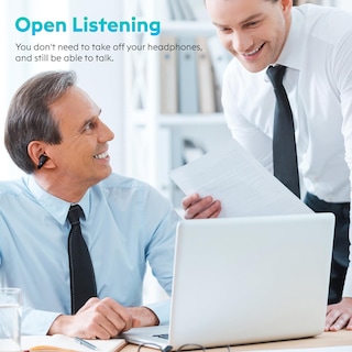 Foto 7 | Foto 7 | Auriculares Abiertos Con Clip Greatqiqi Inalámbricos Bluetooth Negros - Venta Internacional.