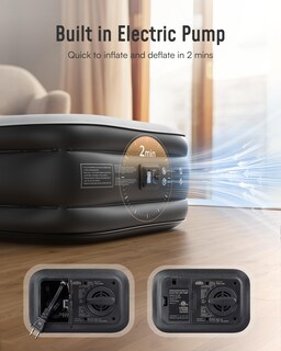Foto 3 | Foto 3 | Colchón Inflable Airefina Twin Con Bomba Integrada De 18 Pulgadas De Altura - Venta Internacional.