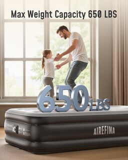 Foto 6 | Foto 6 | Colchón Inflable Airefina Twin Con Bomba Integrada De 18 Pulgadas De Altura - Venta Internacional.
