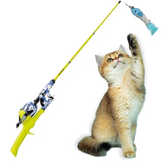 Foto 1 | Foto 1 | Caña De Pescar Cat Caster De Juguete Retráctil Sin Enredos - Venta Internacional.