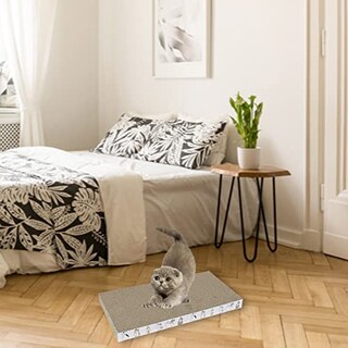 Foto 7 | Foto 7 | Rascador De Cartón Para Gatos Patiencet Reversible 5 Unidades Con Hierba Gatera - Venta Internacional.