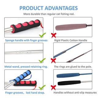 Foto 4 | Foto 4 | Cat Wand Toys Whefory Retráctil Con 11 Recambios De Plumas 2 Unidades - Venta Internacional.