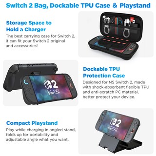 Foto 3 | Foto 3 | Paquete De Accesorios Anpress 15 En 1 Para Nintendo Switch 2 - Venta Internacional.
