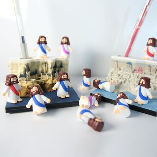 Foto 3 | Foto 3 | Action Figures Akfahoif Mini Jesus Juego De 30 Unidades Para Pascua - Venta Internacional.